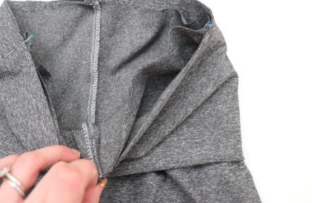 how to sew yoga pants legs