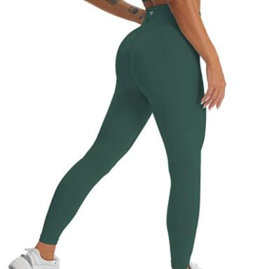 Forest green yoga pants