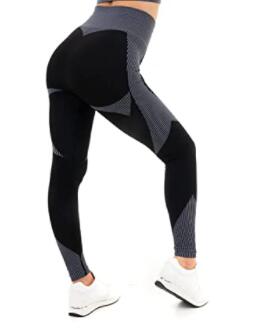 Textured Panelling yoga pants