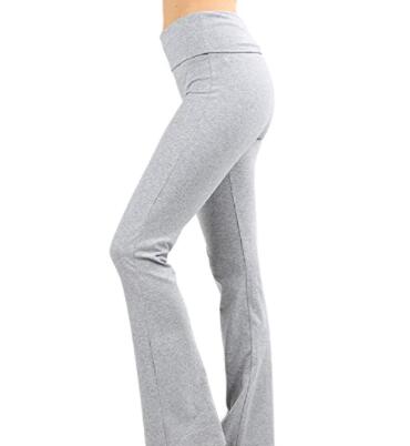 gray flare yoga pants