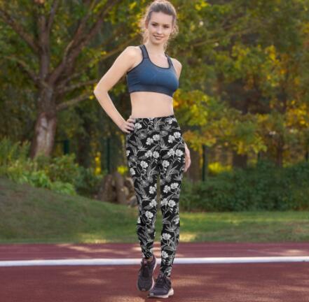 why floral yoga pants are popular