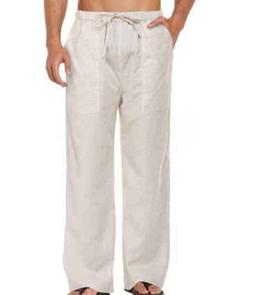 white yoga pants for men