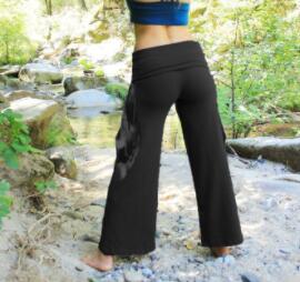 what are wide leg yoga pants