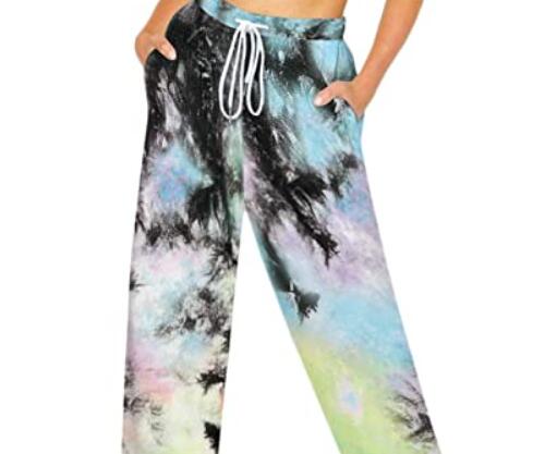 galaxy printed yoga pants