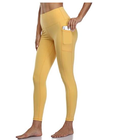 yellow yoga pants for women