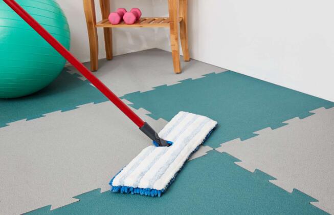 best mop for rubber gym and yoga room floors